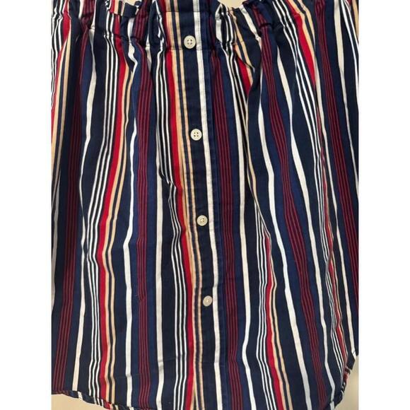 Women's Create Goods Striped Button Up Shirt - Size M - Picture 3 of 6